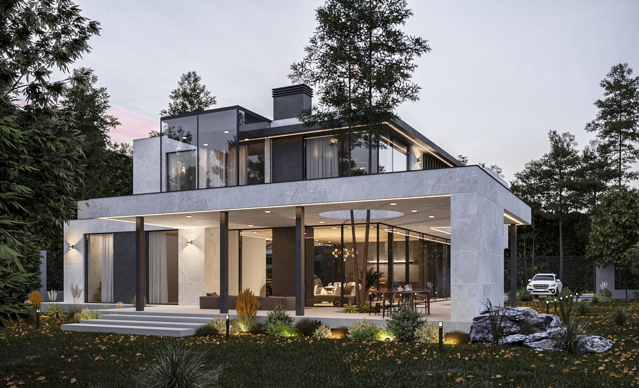 3d Visualization Modern House