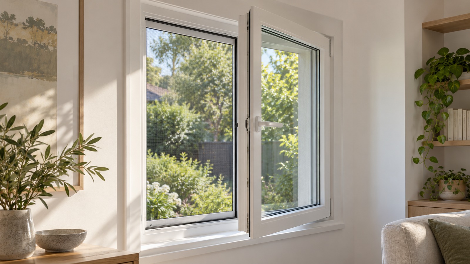 Which uPVC windows can take an insect screen?