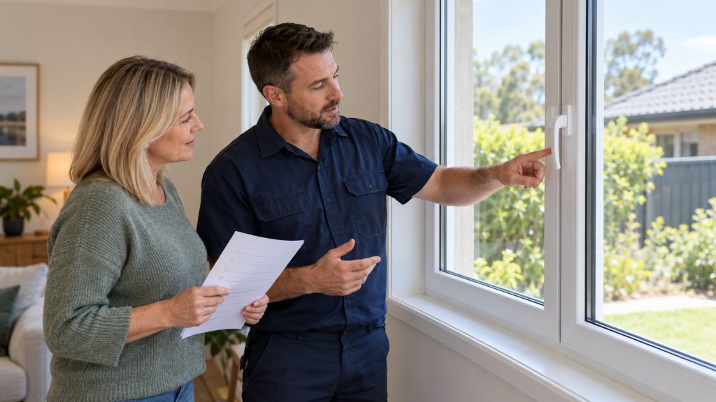What should you check after new windows are installed?